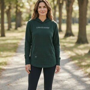 W's Life is Good Wordmark Crusher Flex Hoodie Tunic